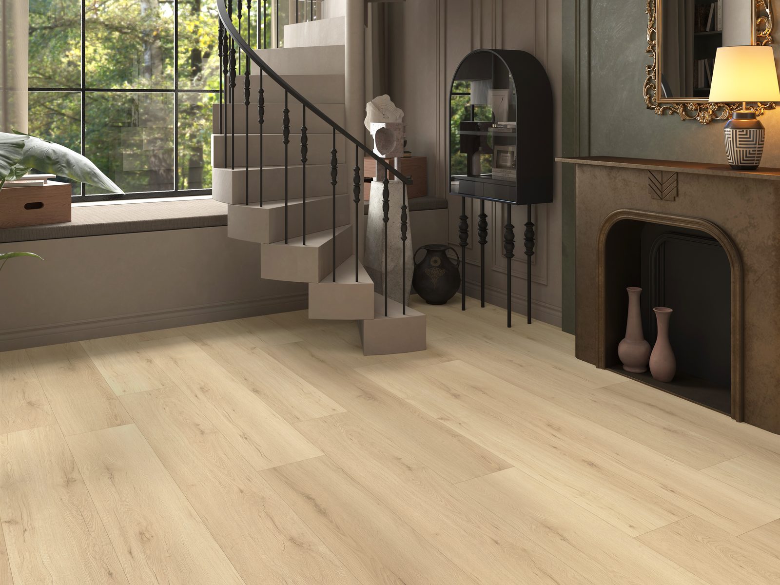Skirting Light, Matching floor